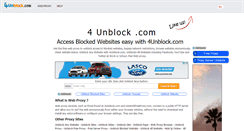 Desktop Screenshot of 4unblock.com